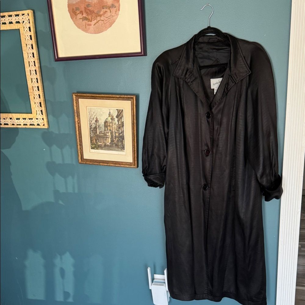 Jacqueline Ferrar Dark Brown Leather Jacket
